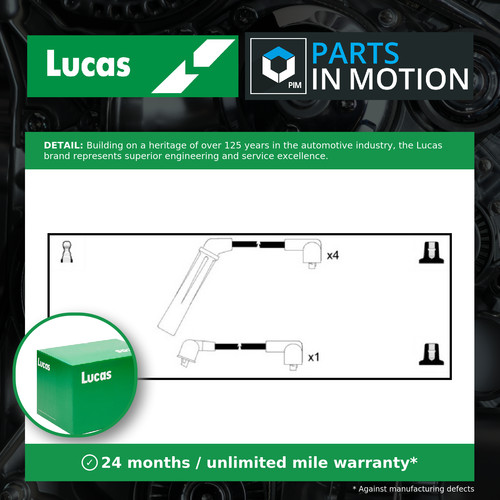 Leads ignition cables set - leads,