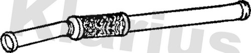 Exhaust pipe fits saab - exhaust, 900